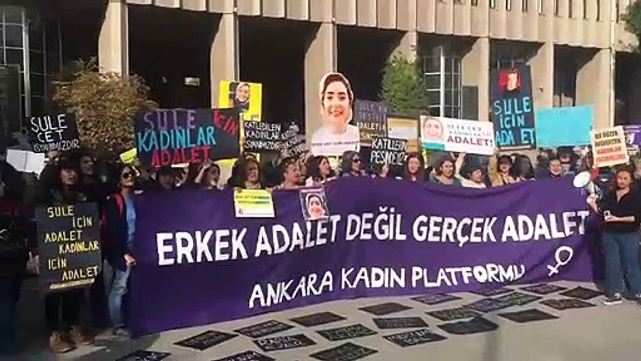 Şule Çet için Adalet Komisyonu 4'üncü duruşma öncesi adliye önünde açıklama yaptı