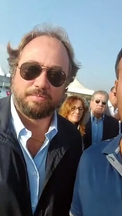 Rossano Sasso (Lega) a Taranto: l'arrivo della Ocean Wiking -2- (16.10.19)