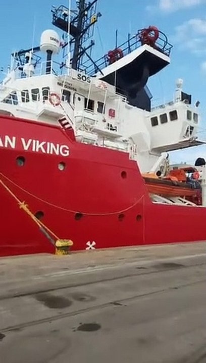 Rossano Sasso (Lega) a Taranto: l'arrivo della Ocean Wiking -4- (16.10.19)