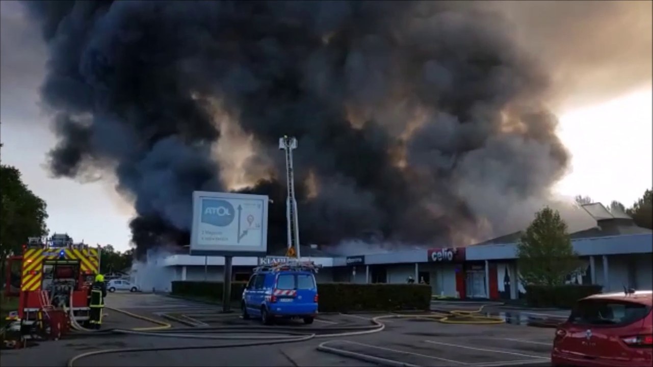Thonon :  incendie à Espace Léman