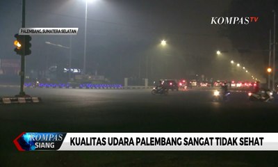 Kualitas Udara Palembang Sangat Tidak Sehat