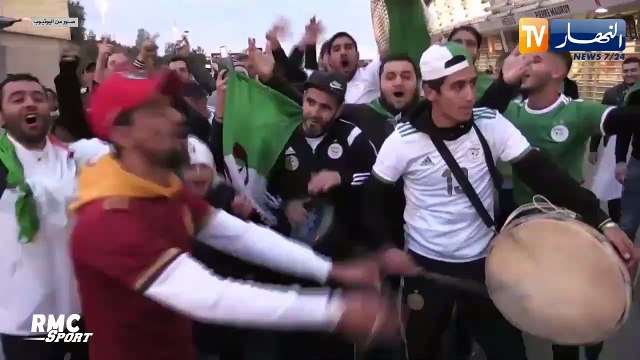 أنصار الخضر يصنعون أجواء رائعة بمدينة ليل قبل وبعد لقاء الجزائر كولومبيا