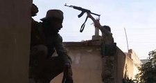 Resulayn'da Milli Suriye Ordusu ile teröristlerin çatışma anları görüntülendi