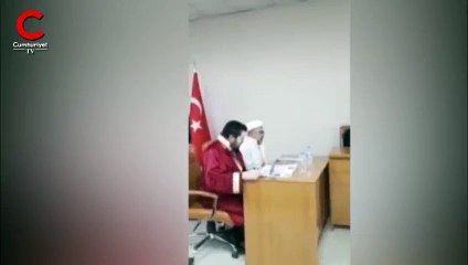 Feyzioğlu dini nikahta şahitlik yaptı!
