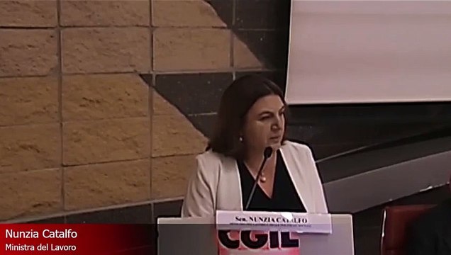 La ministra Catalfo: Morti sul lavoro sono sconfitte per lo Stato (15.10.19)