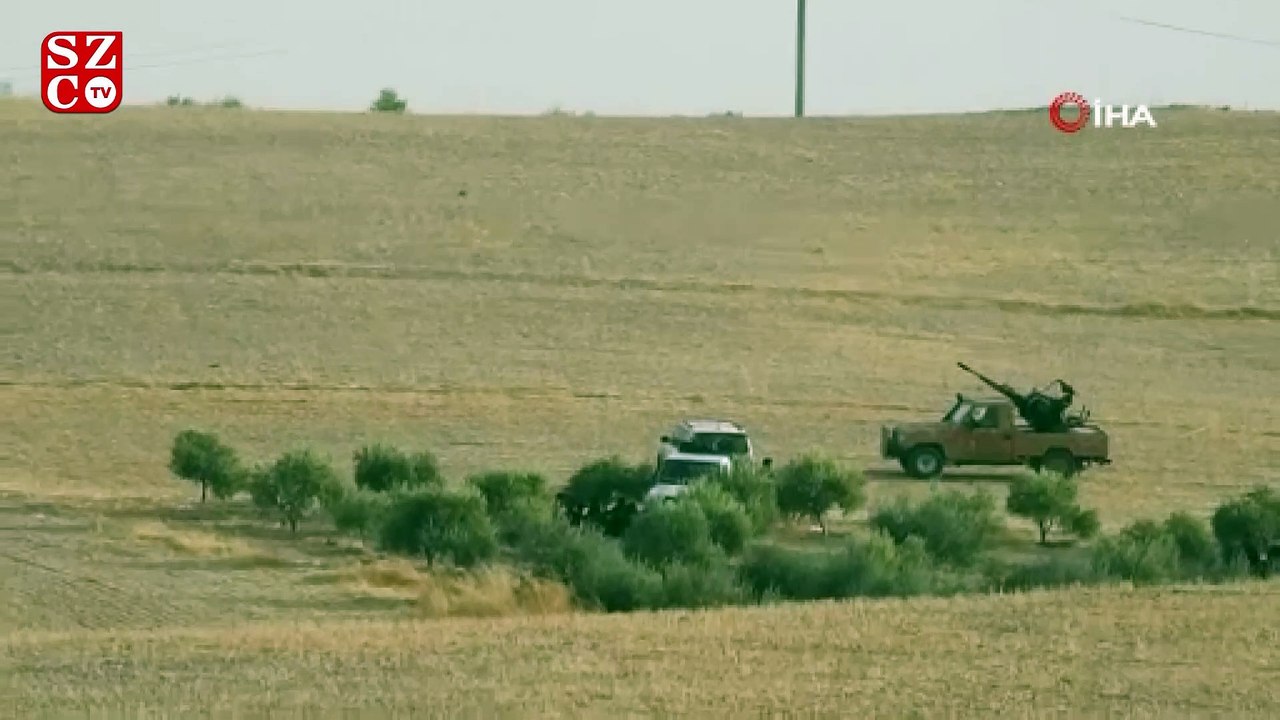 Tel Abyad ve Resulayn’da terör mevzileri vuruluyor… Menbiç beklemede