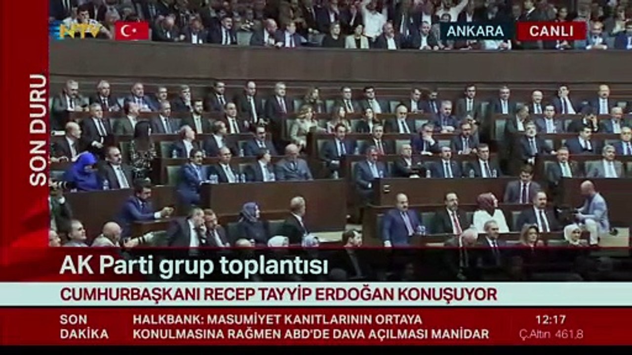 AKP Grup Toplantısı'nda Grup Yorum'un da seslendirdiği Gündoğdu Marşı söylendi