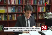 Cubas: Junta de Fiscales Supremos no tiene atribuciones para separar a Pablo Sánchez