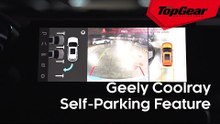 The Geely Coolray's self-parking feature