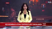 Ses Bombası Atan Teröristler Yakalandı