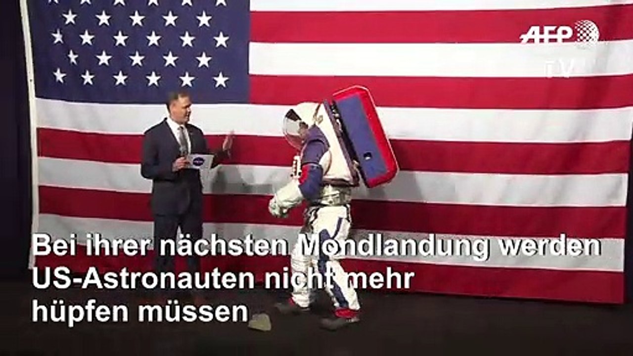 Hüpfen ade: Neuer Raumanzug für geschmeidigen Gang auf dem Mond
