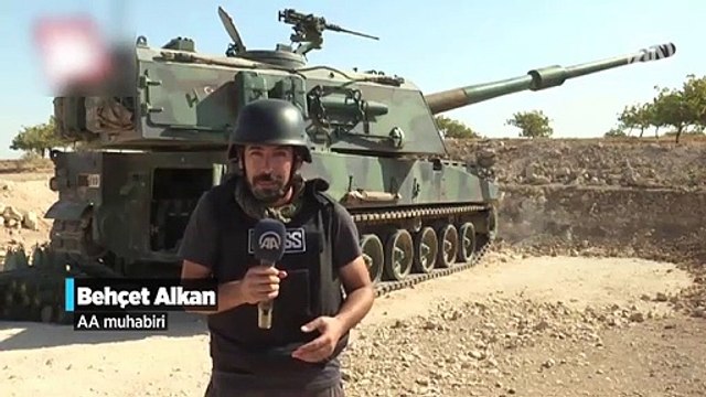 Terör hedefleri obüs atışlarıyla vuruluyor