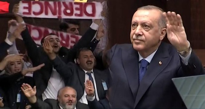AK Parti Meclis Toplantısı'na Gündoğdu Marşı damga vurdu