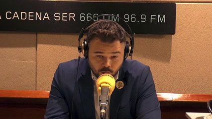Rufián: "Ningún presidente de la Generalitat ha avalado jamás la violencia"