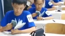 Students 'speed-read' at competition in China