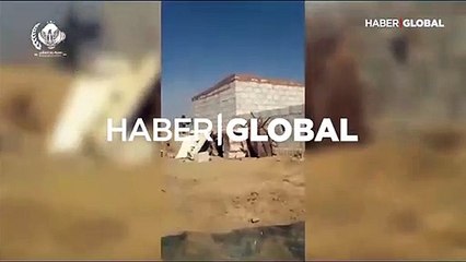 Tel Abyad'da sıcak çatışma anları böyle görüntülendi