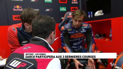 Zarco participera aux 3 dernières courses