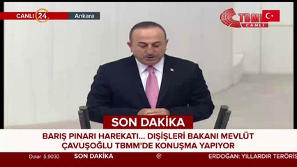 Bakan Çavuşoğlu konuşuyor