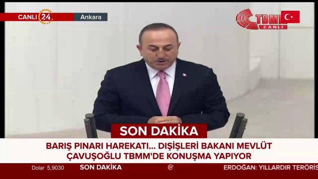 Bakan Çavuşoğlu konuşuyor