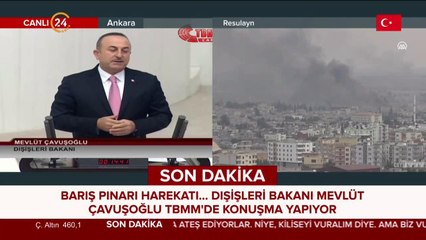 Bakan Çavuşoğlu konuşuyor