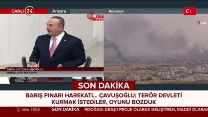 Bakan Çavuşoğlu konuşuyor