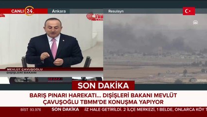 Bakan Çavuşoğlu konuşuyor