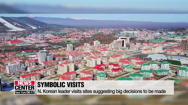 Kim visited symbolic sites suggesting big decisions are to be made