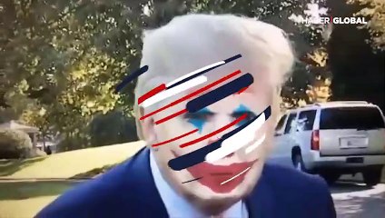 Sosyal medya Trump'ı bu kez de 'Joker'e benzetti!