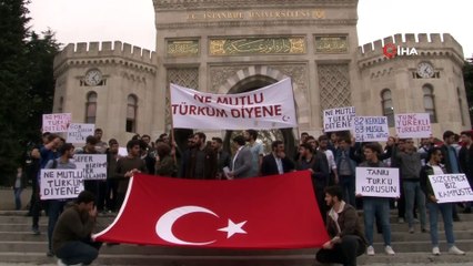 İstanbul Üniversitesi öğrencilerinden Barış Pınarı Harekatı’na destek