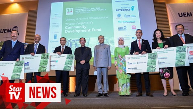 Dr M: Close attention must be given to income, wealth distribution to eradicate poverty