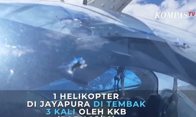 1 Helikopter di Jayapura Ditembak 3 Kali oleh KKB