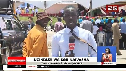 President Uhuru Kenyatta expected to launch the Nairobi-Suswa SGR line in Naivasha.