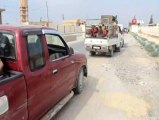 Tel Abyad'da siviller evlerine dönmeye başladı