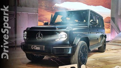 Télécharger la video: Mercedes-Benz G 350d Launched In India | First Look & Walkaround | Prices, Specs, Features & Details