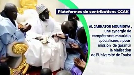 Ay Yoon yu Gaaw Ngir bàrkeelu ci ligéey bi Khalif généra des Mourides Wooté