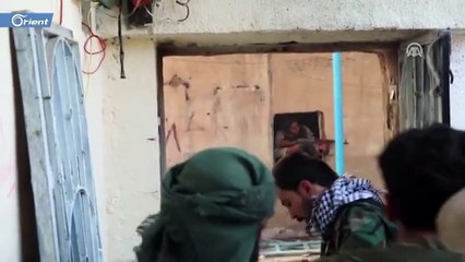 قتال شوارع داخل الأحياء السكينة في منطقة رأس العين