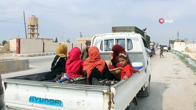 Tel Abyad’da Siviller Evlerine Dönmeye Başladı