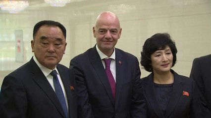 인판티노 FIFA 회장 "남·북전, 무관중 경기 실망" / YTN