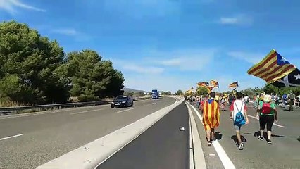 Marxa per la Llibertat a l'AP-7