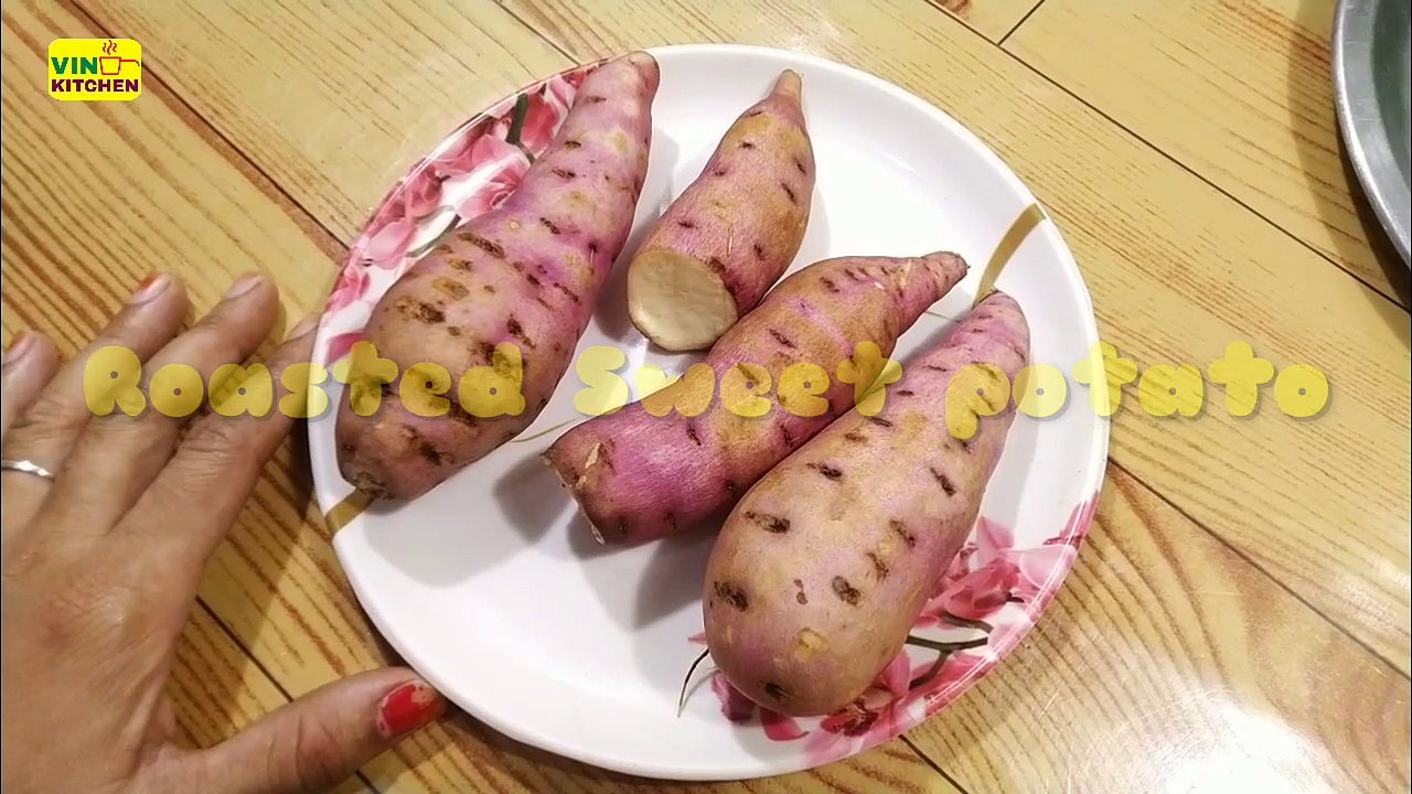 Roasted Sweet Potato Recipe on gas