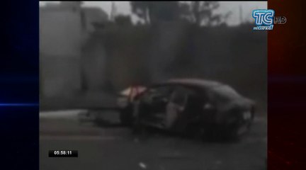 Hombre recibió un pedrada y quedó inconsciente en el interior de su vehículo