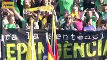 Les impressionantes colonnes de Catalans convergeant vers Barcelone