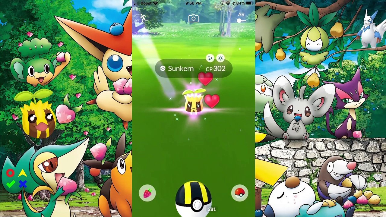 Pokémon GO SHINY SUNKERN Pokémon # 191