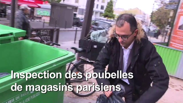 Gaspillage alimentaire: traque dans les poubelles à Paris