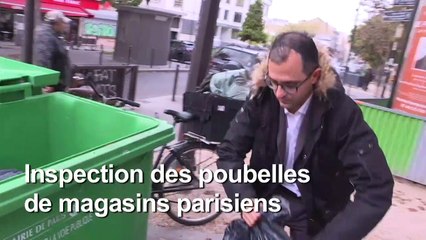 Gaspillage alimentaire: traque dans les poubelles à Paris