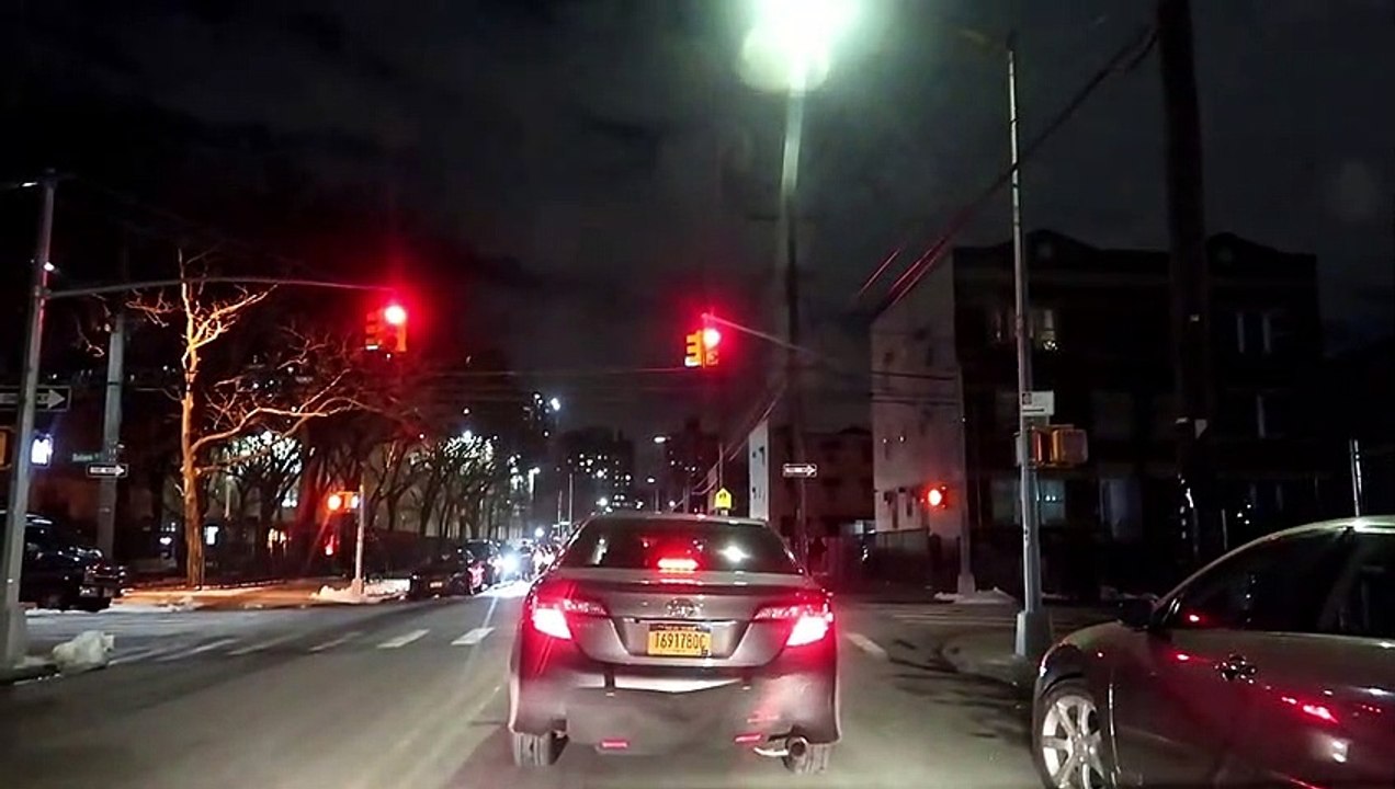 BROOKLYN'S BROWNSVILLE HOOD AT NIGHT