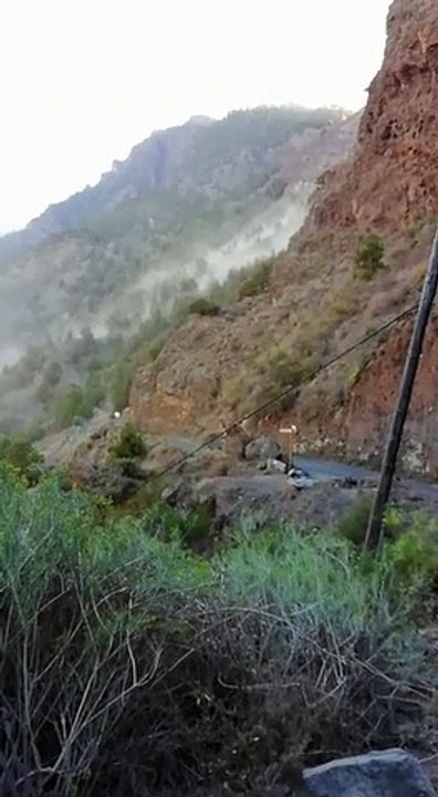 Desprendimientos en la Caldera