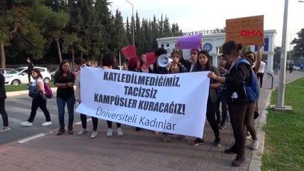 Kampüsteki taciz şüphelisinin serbest kalmasına tepki