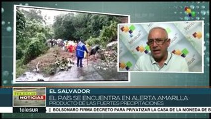 El Salvador en alerta amarilla ante fuertes precipitaciones