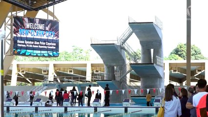 Lawmakers inspect the New Clark City Sports Complex ahead of SEA Games